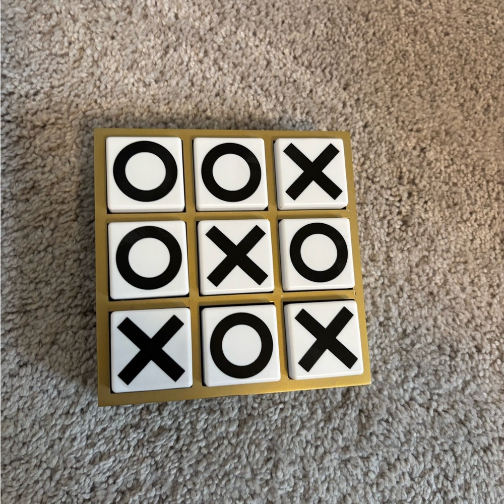 Tic Tac Toe Game Set Tabletop